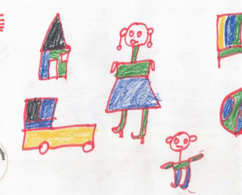 044 2017.03.31 Zeichnung Beim Kinderfest