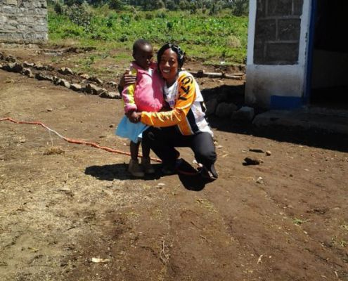 Jecinta Wangari Maru With Lucy