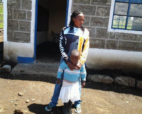 Leah Wathira Ngugi With Lydia