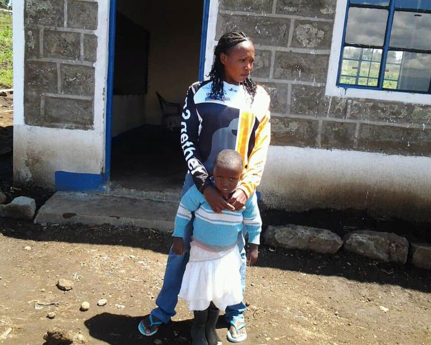 Leah Wathira Ngugi With Lydia