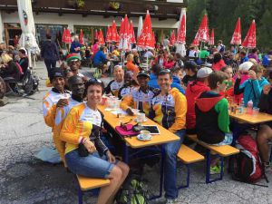 Nach Dem Wettkampf Auf Der Schlickeralm