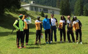 Nach Dem Wettkampf Auf Der Schlickeralm
