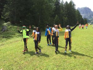 Nach Dem Wettkampf Auf Der Schlickeralm
