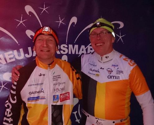 2016.01.01.Peter Cuje Und Ralf Grünholz Beim Nujahrsmarathon Zürich 2016