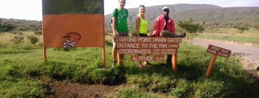 Rosi, Manfred Und Paul Am Fuße Des Mt. Longonot