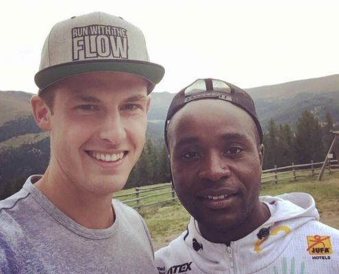 Pate Gerald mit Co-Pate Anthony Karinga MAINA