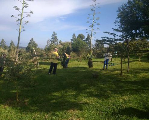 Ostereiersuchen Im Camp In Kiambogo