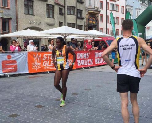 Caroline gewinnt bei den Damen