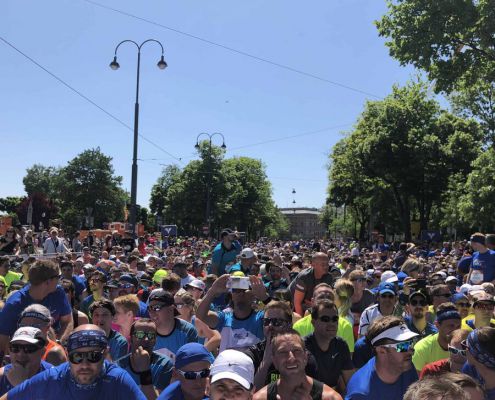 Startaufstellung Vor Dem 5.Wings For Life Worldrun In Wien