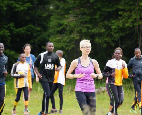 Safari Paul Beim Training Mit Unseren Laufgästen
