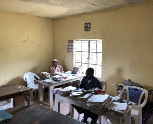 Das Lehrerzimmer Vorher   In Erbärmlichem Zustand