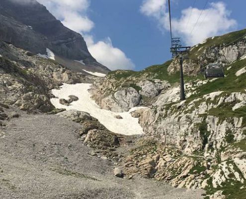 Herrliche Landschaft Beim GLACIER 3000