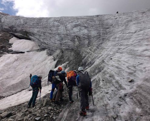 Alpinkurs Am Gletscher