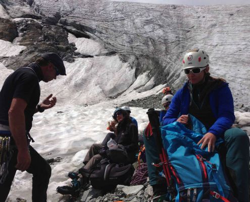 Alpinkurs Am Gletscher