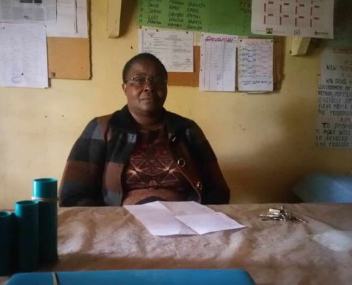 Headteacher Mary Muchai