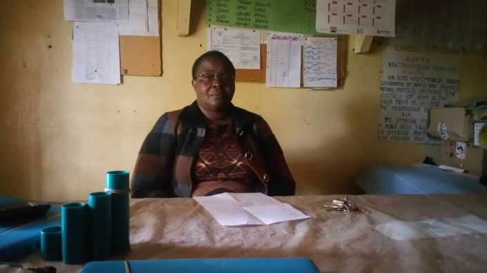 Headteacher Mary Muchai