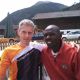 Laufgast Jürgen Mit Coach Kiarie