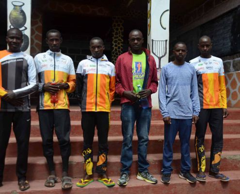 Halbmarathon Top 6 (von links) Halbmarathon Top 6 (von Links)