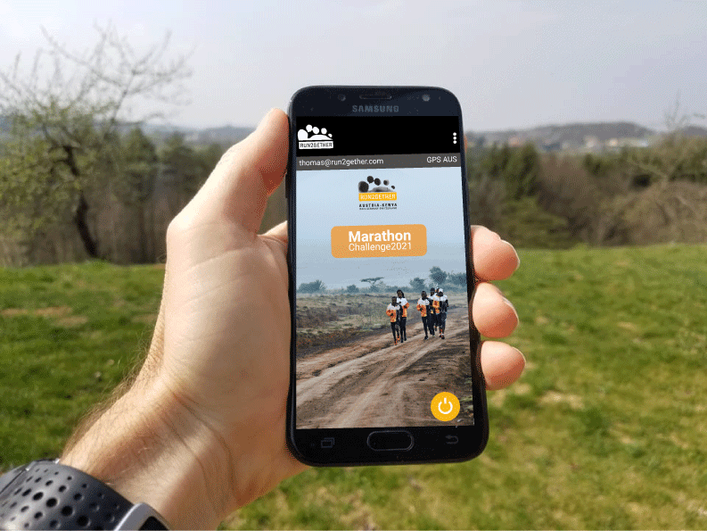 Run2gether App Design Werbung